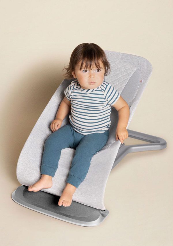 3-in-1 Babywippe  Evolve  Knit light grey Im Angebot – Bild 4