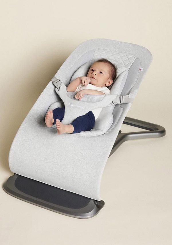 3-in-1 Babywippe  Evolve  Knit light grey Im Angebot – Bild 2