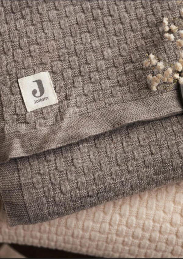 Merino Decke  Weave Knit  Oatmeal 150 x 100 cm Online-Verkauf – Bild 4