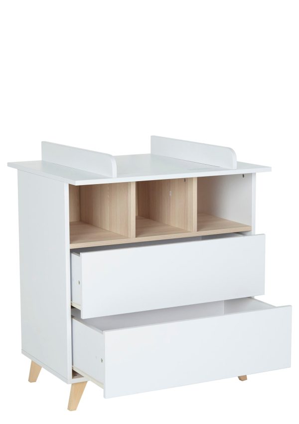 Wickelaufsatz für Kommode  Loft  Weiß Im Angebot – Bild 2